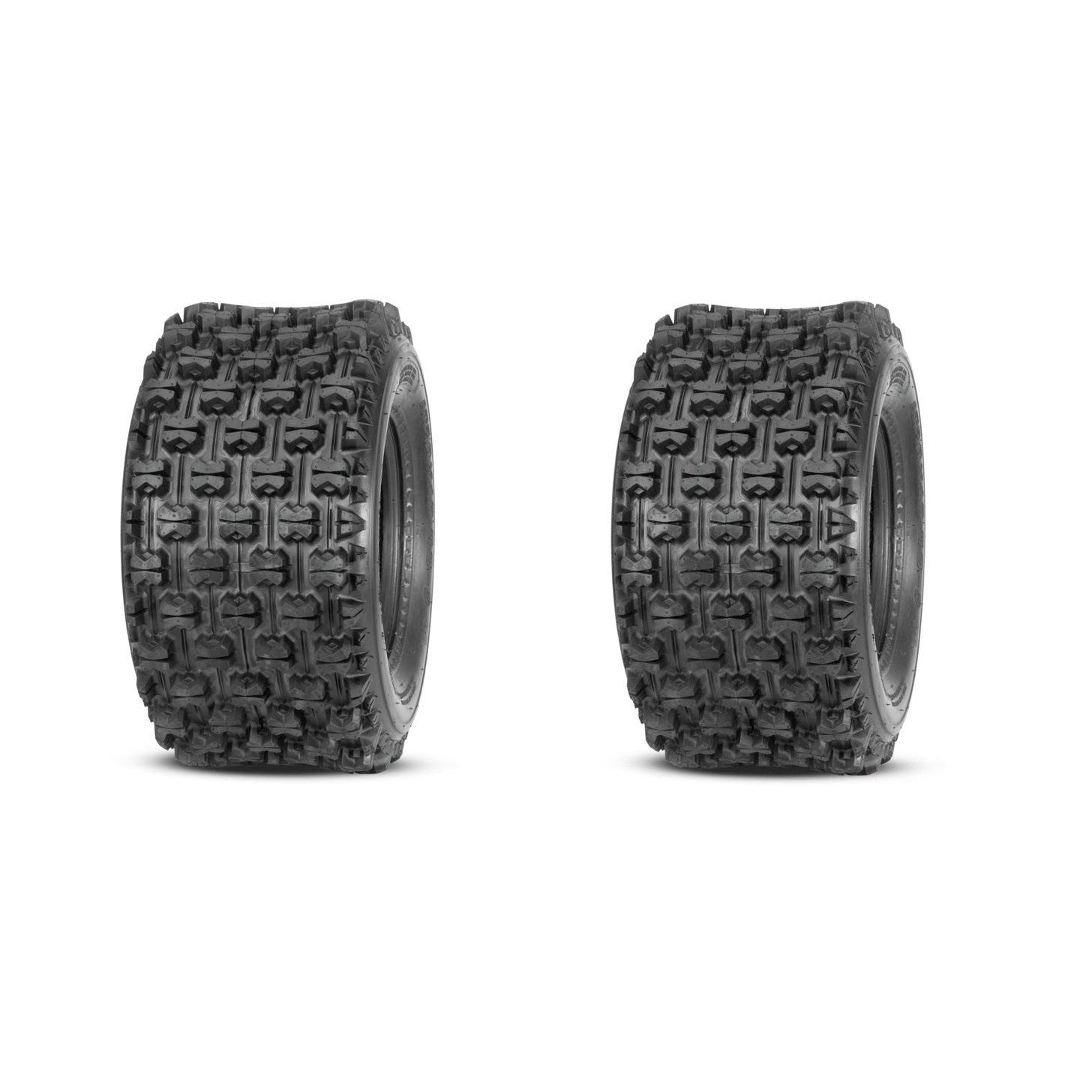 (Pair) 2 Quadboss Sport ATV Rear Tires 20X10X9 20X10-9 4 PLY QBT739