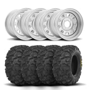 ITP Delta Steel 12" Wheels And Blackwater Evolution Tires [27x11-12]