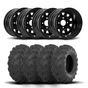 ITP Delta Steel 12" Wheels And Mud Lite Tires [25x10-12]