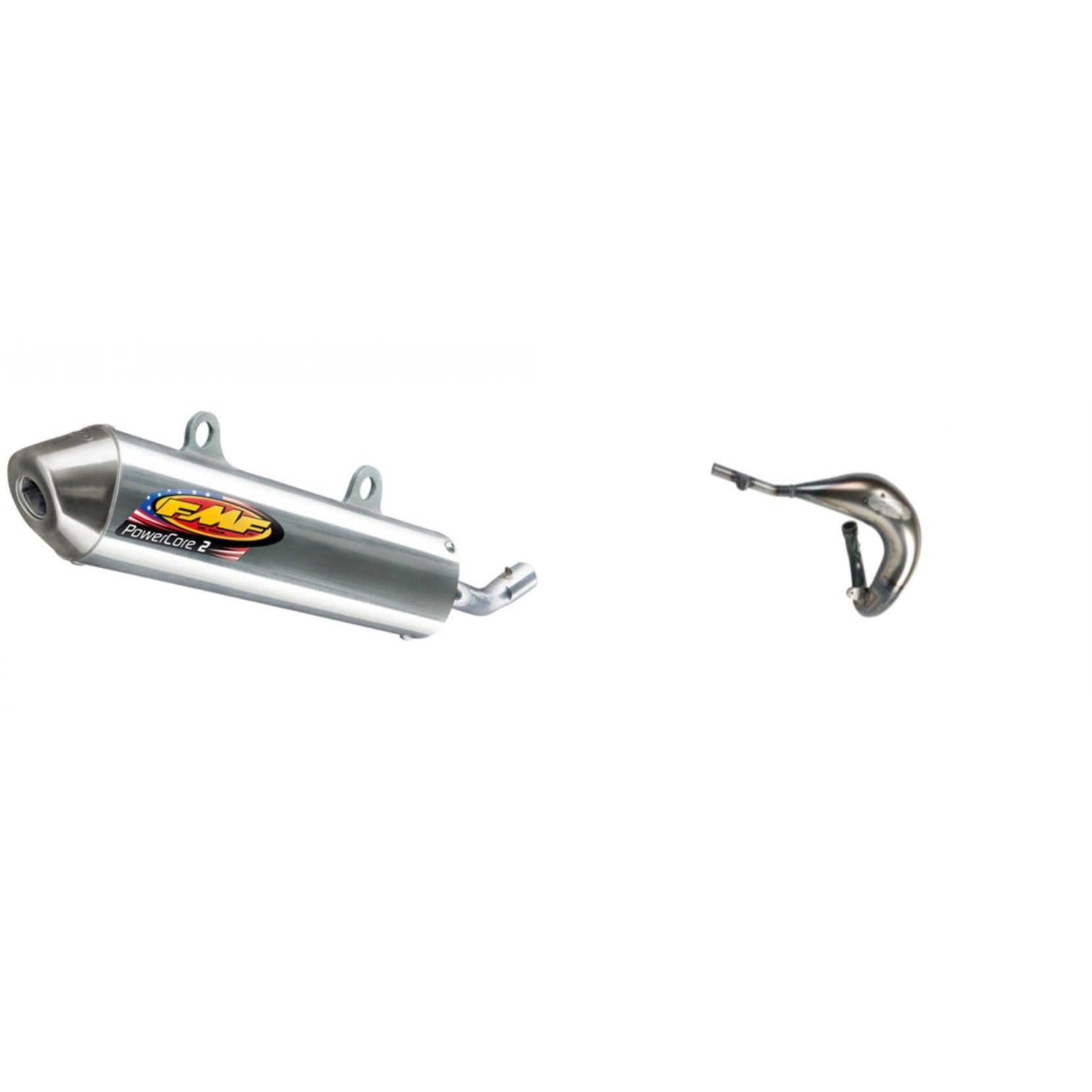 Factory Big Bore Fatty Exhaust Pipe & Powercore 2 Silencer for KTM 105 XC 07-12