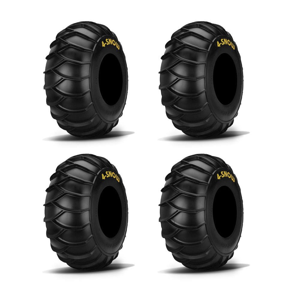 Full Set Of Maxxis 4-Snow Bias (2 Ply) ATV Tires 22x10-8 (4)