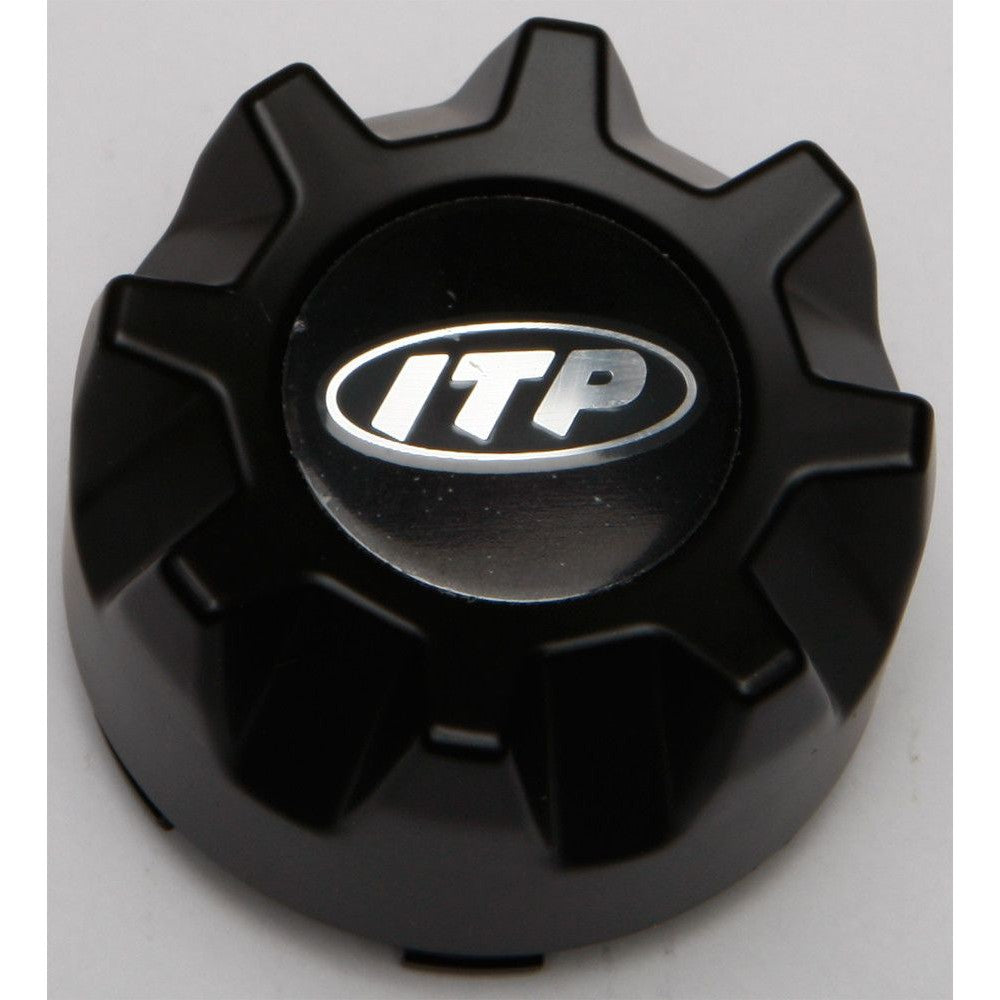 ITP Cast Aluminum Wheel Center Cap Black 4/110 4/115 4/137 4/156 C110ITP