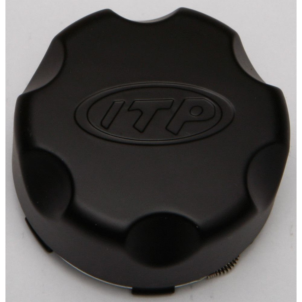 ITP Cast Aluminum Wheel Center Cap Black 4/110 4/115 B110SD