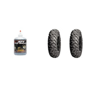 Set of 2 Terracross R/T XD Radial Rear Tires 25x10R-12 6-ply with Sealant