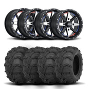 ITP Cyclone 14" Wheels And Mud Lite Tires [28x12-14]