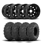 ITP Delta Steel 14" Wheels And Mud Lite Tires [30x10-14]