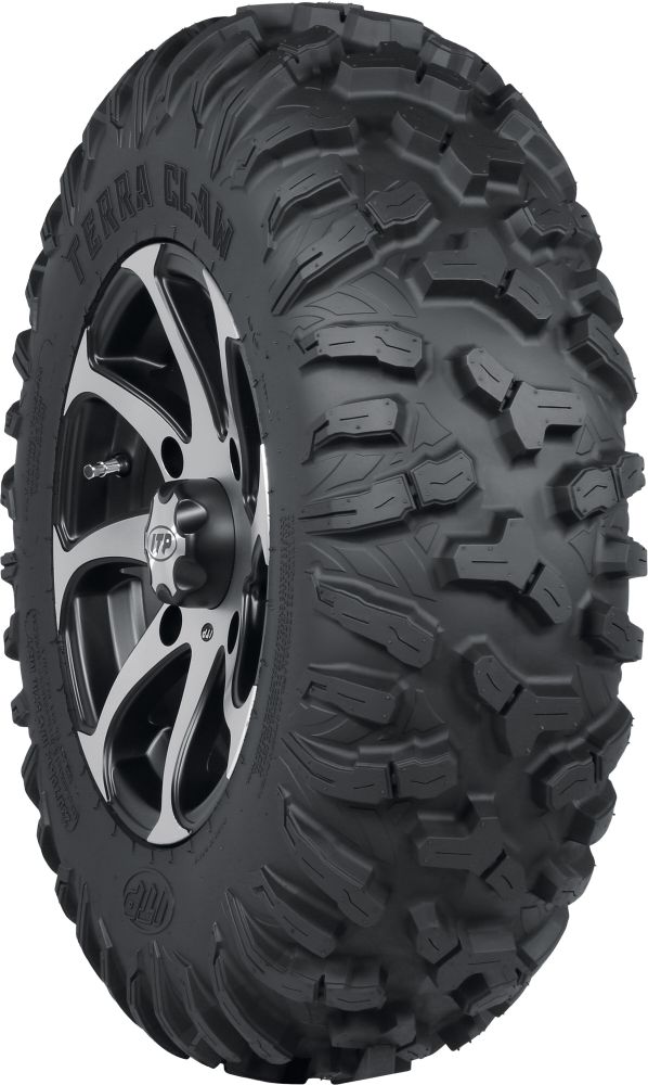 ITP Tornado 14" Matte Black Wheels And Terra Claw Tires [27x9R-14]