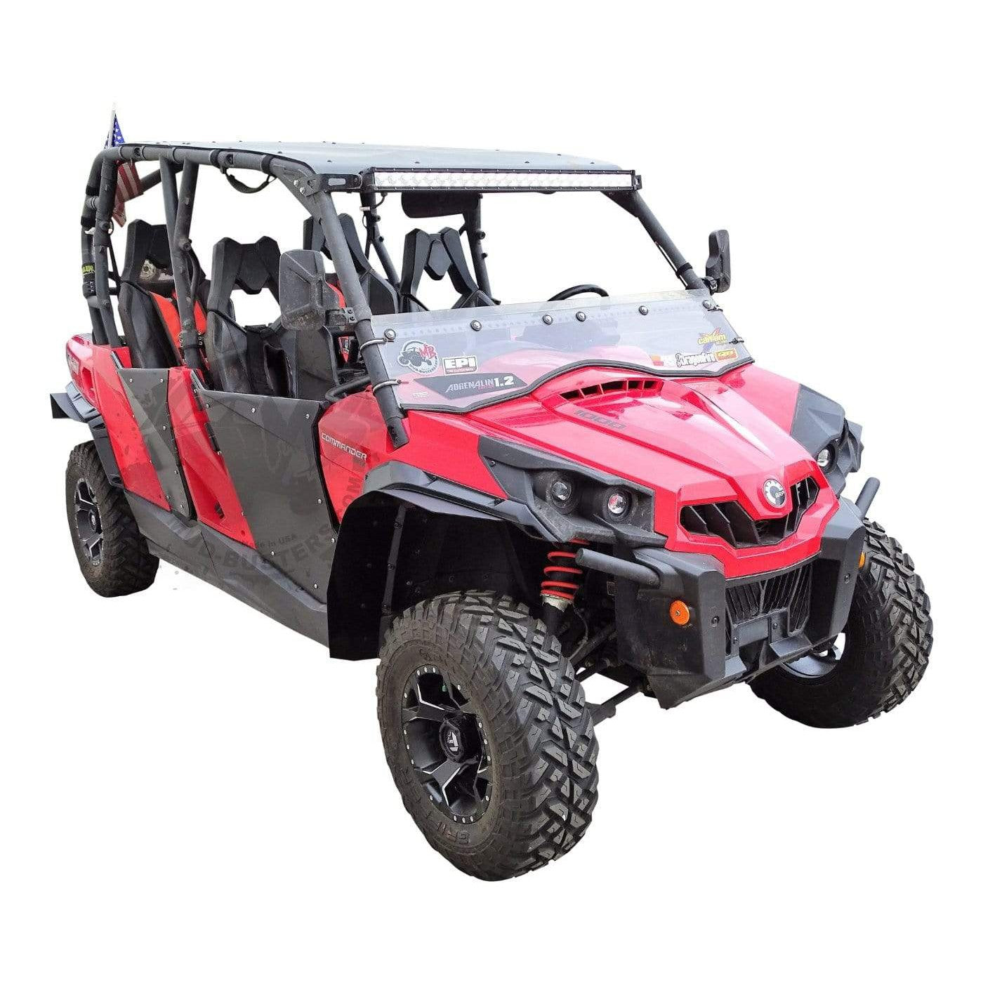 Mudbusters Body MudBusters Fender Extensions for Can-Am Commander With XT fenders