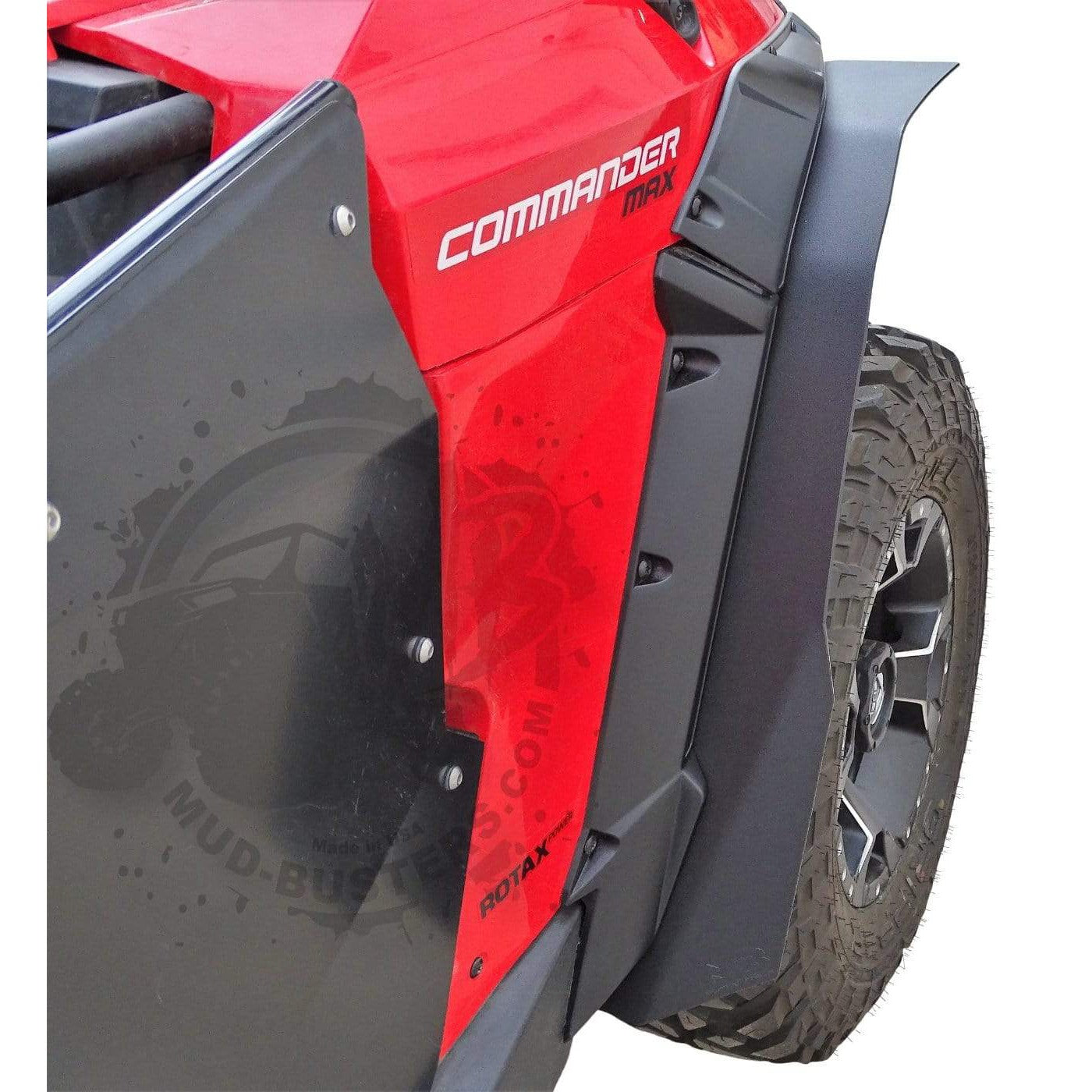 Mudbusters Body MudBusters Fender Extensions for Can-Am Commander With XT fenders