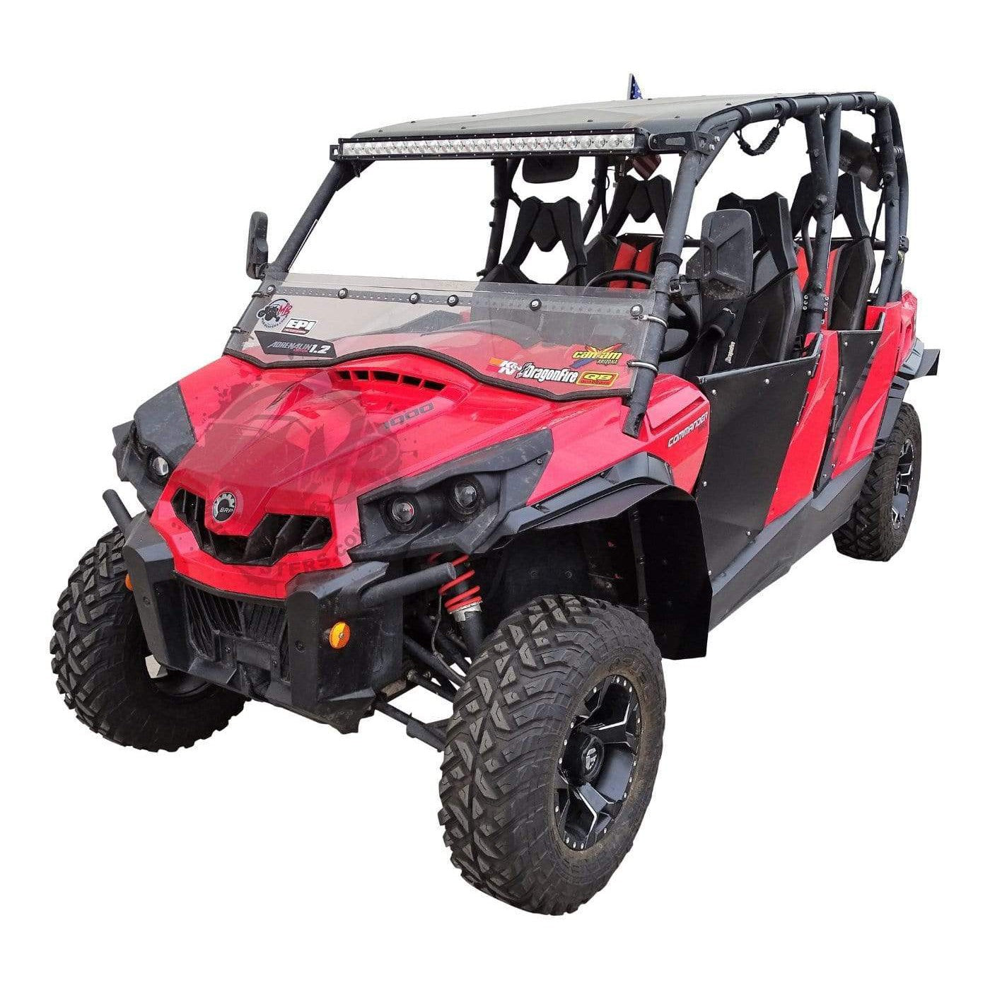 Mudbusters Body MudBusters Fender Extensions for Can-Am Commander With XT fenders