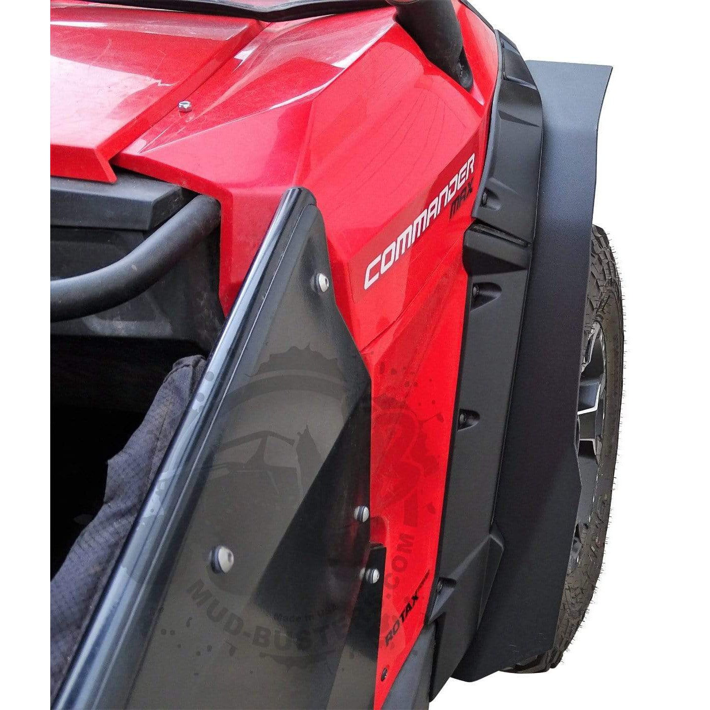 Mudbusters Body MudBusters Fender Extensions for Can-Am Commander With XT fenders