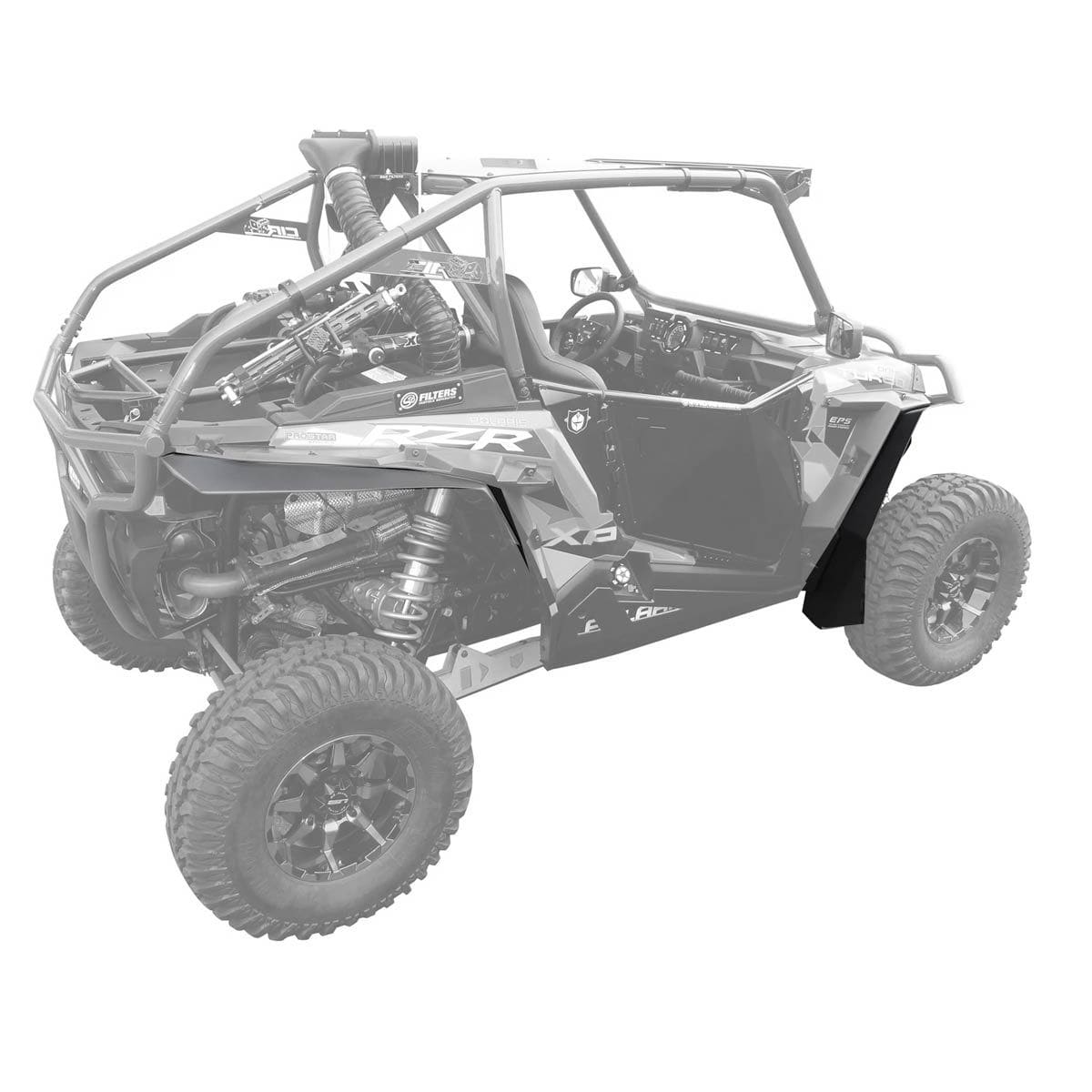 Mudbusters Body MudBusters Fender Extensions For Polaris with Double Xl Fenders 2014-2019