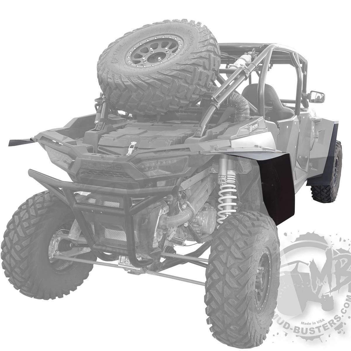 Mudbusters Body MudBusters Fender Extensions For Polaris with Double Xl Fenders 2014-2019